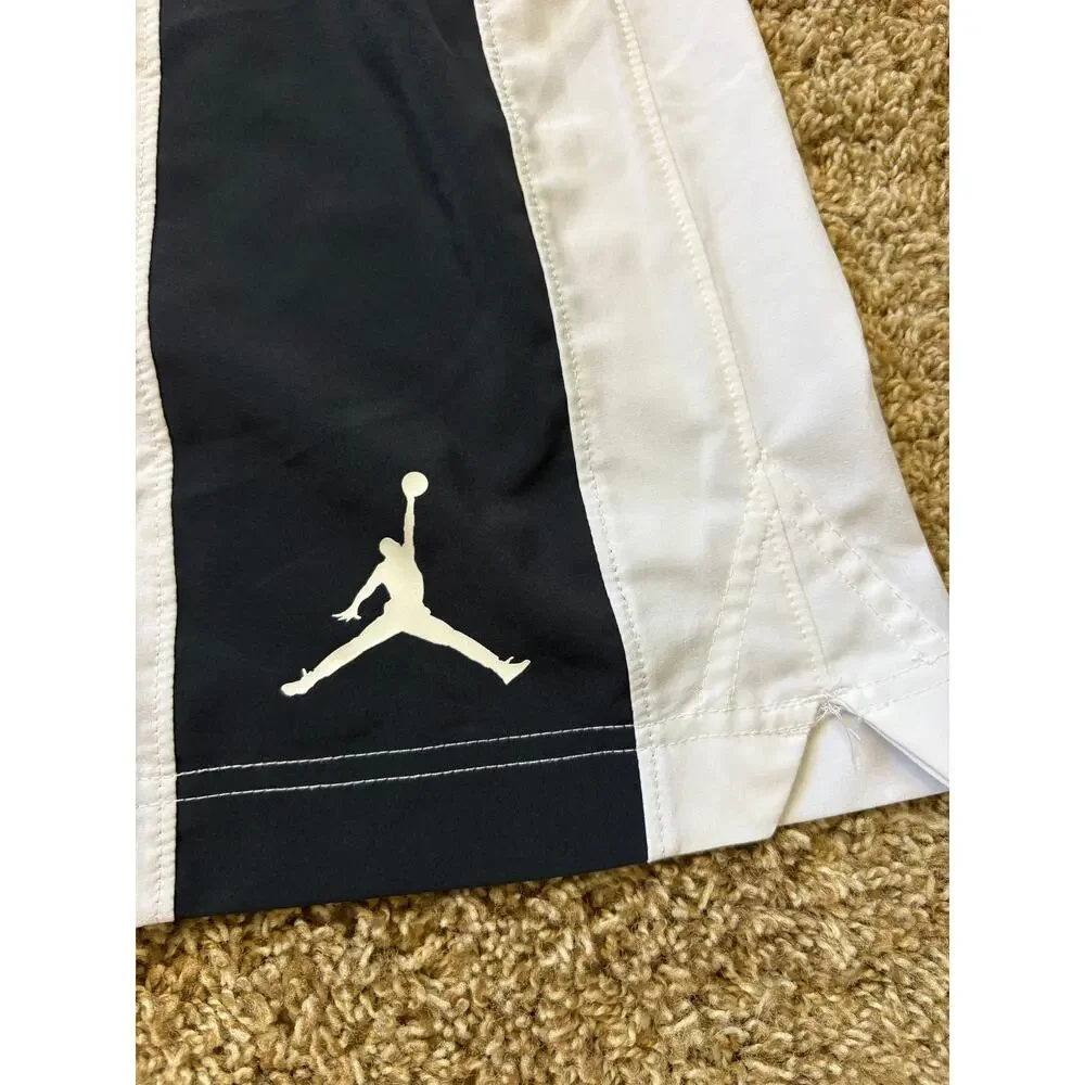 Air Jordan Jumpman Woven Basketball Shorts Size XL Black White